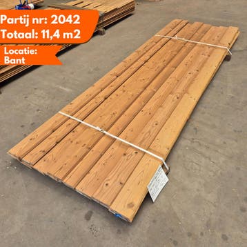 Thermo Vuren Enkel Rhombus 3300x138x18mm, Ophalen of Verzenden, Nieuw
