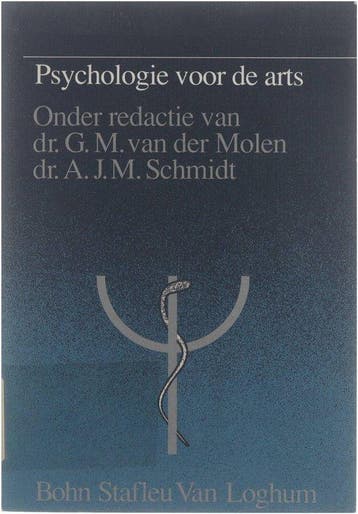 PSYCHOLOGIE VOOR DE ARTS - VAN DER MOLEN 9789031311651, Boeken, Verzenden, Gelezen, VAN DER MOLEN