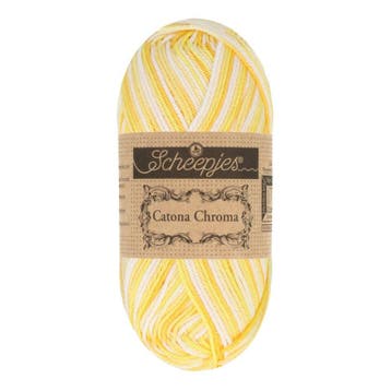 Scheepjes Catona Chroma 50gr - 018 Buttercup, Verzenden, Nieuw
