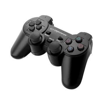Esperanza Trooper EGG107K controller PC PS3  zwart, Ophalen of Verzenden, Nieuw, Esperanza