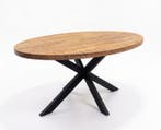Eettafel Sophie HPL mangohout ovaal 240x110 cm - Naturel, Ophalen of Verzenden, Nieuw