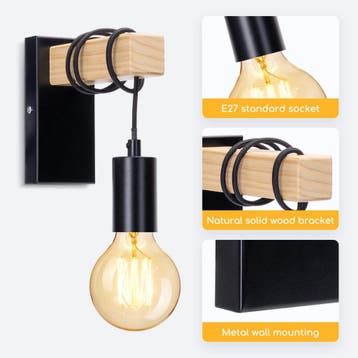 Wandlamp - E27 fitting - Hanglamp - voor binnen - Bedlamp -, Verzenden, Zo goed als nieuw