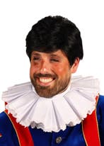 Pietenpruik Pietro Zwart Stijl Haar, Verzenden, Nieuw