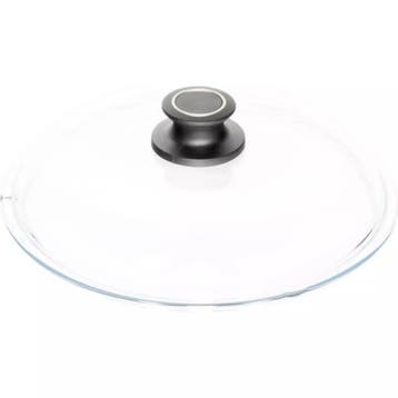 AMT Gastroguss Glazen deksel – Ø 26 cm – Hittebestendig, Ophalen of Verzenden, Nieuw, Glas, Overige typen