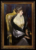 École Espagnole (c. 1950) - Victorie-Eugenie de Battenberg,