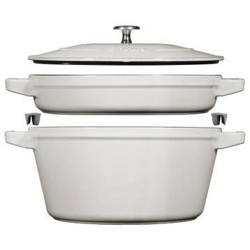 GGM Gastro | STAUB | STACKABLE SET - Kookpannenset - 2 stuks, Verzenden, Nieuw in verpakking