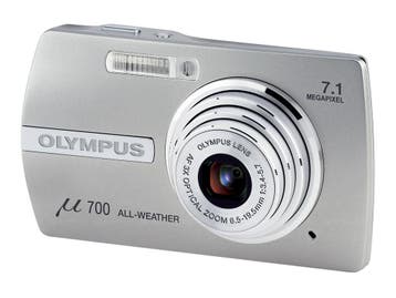Olympus Mju-Digital 700 Digitale Compact Camera - Zilver, Verzenden, Zo goed als nieuw