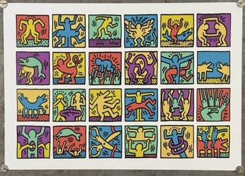 Keith Haring (after) - Pop Art Figures | Iconic Symbols