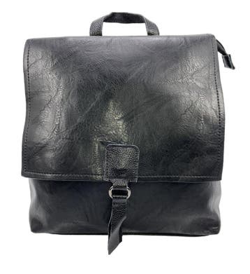 Italiaans Leren Rugzak The Square Bag van Flores Lederware, Verzenden, Nieuw