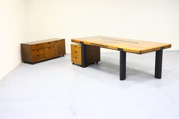 Faram Italy - Bureau (3) - Walnoot - exclusief directie
