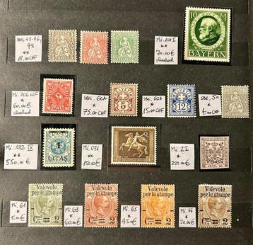 Europa 1862/1938 - Prachtige klassieke Europese postzegels –, Gestempeld
