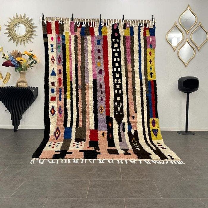 Berber, Tapis Azilal van het Midden-Atlas - Tapijt - 254 cm, Huis en Inrichting, Stoffering | Tapijten en Kleden