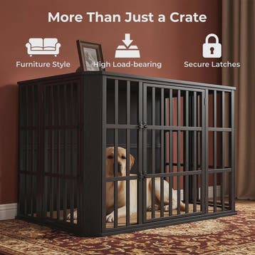 Luxe Houten Hondenkennel met Dubbele Deuren en Bovenklep - 1, Dieren en Toebehoren, Verzenden, Nieuw