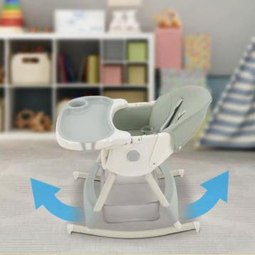 3-in-1 Baby Eetstoel met Wielen en Afneembaar Blad, Verzenden, Nieuw