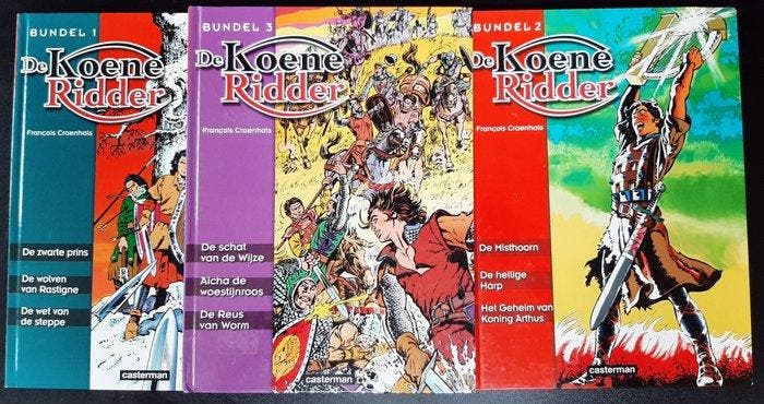 De Koene Ridder 1 t/m 3 - Bundelingen HC - 3 Album - Eerste, Boeken, Stripboeken