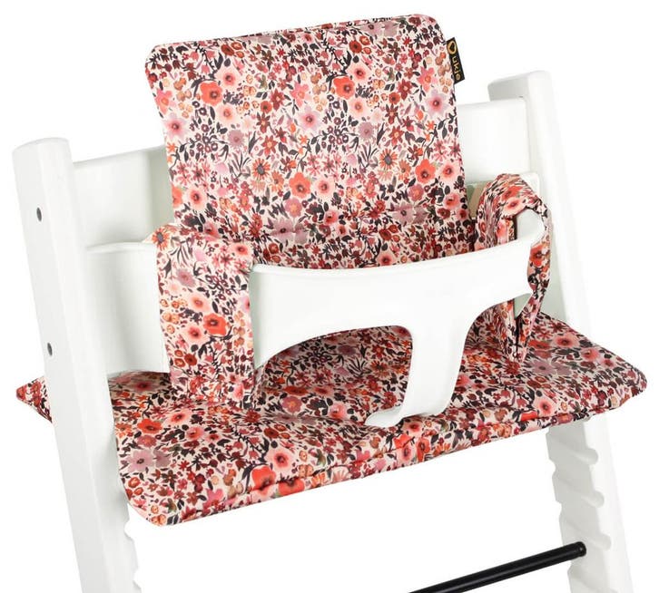 Kussenset | Roze Bloemen | Geplastificeerd, Kinderen en Baby's, Kinderstoelen