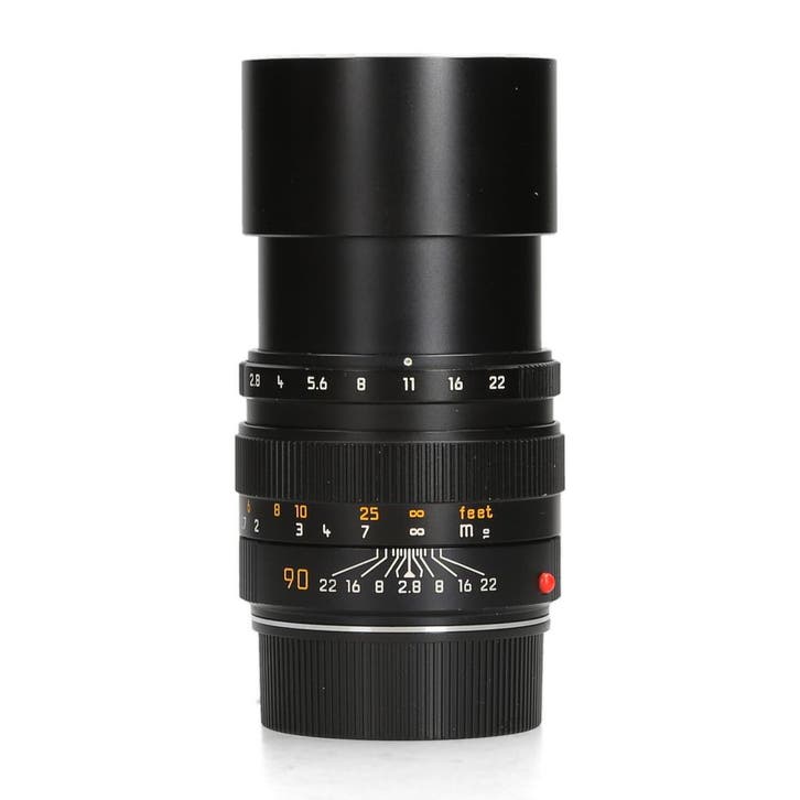 Leica 90mm f/2.8 Elmarit-M (11807) - 1 jaar garantie, Audio, Tv en Foto, Fotografie | Lenzen en Objectieven, Zo goed als nieuw