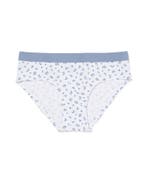 HEMA Dameshipster katoen everyday tailleband bloemen blauw, Kleding | Dames, Verzenden, Blauw