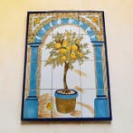 Figuur - Tunesisch keramisch wandpaneel - 12 met de hand