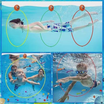 Duikringen Set voor Zwembad - Onderwater Spel & Training voo, Watersport en Boten, Verzenden, Nieuw