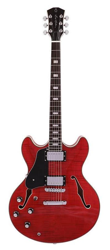 Sire H7L/STR elektrische archtop gitaar linkshandige see-thr, Verzenden, Nieuw