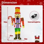 2dekans | Coast Verlichte Notenkraker Soldaat 170 cm Warm, Ophalen of Verzenden, Zo goed als nieuw
