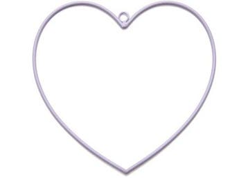 Metalen Hart hangend Lila Ø15 cm, Ophalen of Verzenden, Nieuw