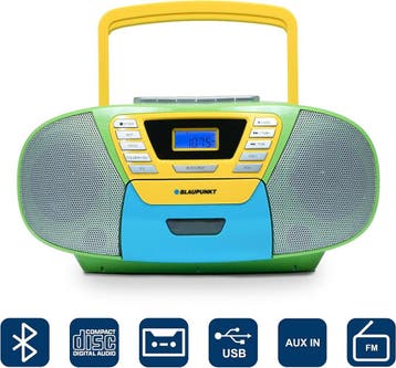 Blaupunkt B 120 Boombox met cd-speler voor kinderen, draagba, Verzenden, Zo goed als nieuw