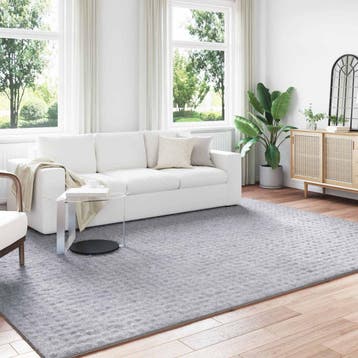 vidaXL Vloerkleden Rechthoekig SIROLO Grijs 280 x 200 cm, Verzenden, Nieuw, Grijs