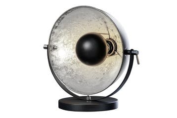 Tafellamp STUDIO 40cm zwart zilver - 37222, Ophalen of Verzenden, Nieuw