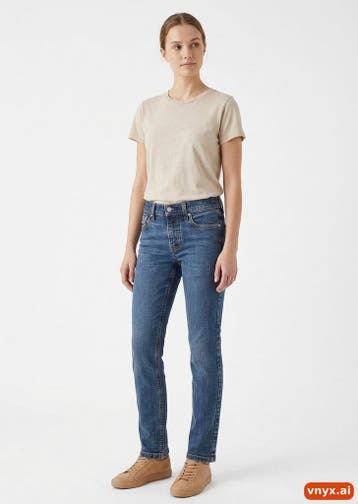 Levis Jeans Dames maat WW29 / L28 Blauw Vintage, Ophalen of Verzenden, Nieuw