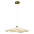 Landelijke hanglamp crème, Nena, Nieuw, Ophalen of Verzenden, Landelijk, 75 cm of meer