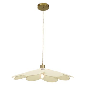 Japandi hanglamp crème, Nena, Ophalen of Verzenden, Nieuw, Japandi