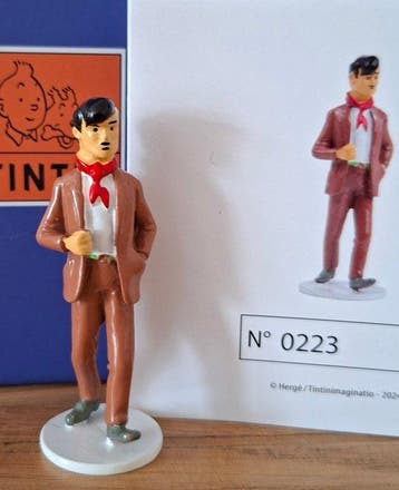 Tintin - Figurine Tintin Carte de voeux 1972 -, Nieuw