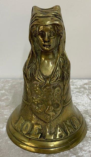 Decoratieve bel - Roeland - België - Dame met Stadswapen