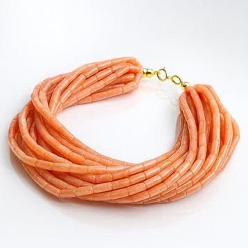 Zonder minimumprijs - Armband Zilver Koraal - Koraal, Nieuw