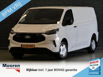 Ford Transit Custom 320 2.0 TDCI L2H1 Trend, Stof, Gebruikt, Euro 6, Wit