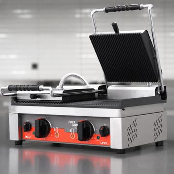 UNNI-COOKING Contact-/Paninigrill | FAST GRILL | Dubbel | Gi, Ophalen of Verzenden, Nieuw in verpakking
