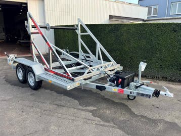 Veiling: Kabelhaspelaanhangwagen Ta-No 260x174cm, Auto diversen, Aanhangers en Bagagewagens, Ophalen, Gebruikt