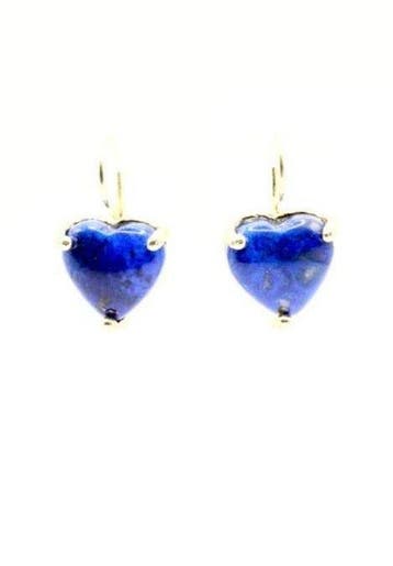 Lapis lazuli - Zilver - Oorbellen