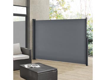 Windscherm - Uittrekbaar - 300 x 180 cm - Donkergrijs, Verzenden, Nieuw