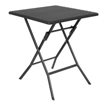 Vierkante Inklapbare Tafel Zwart – 730x620x620mm – Ruimt, Verzenden, Nieuw in verpakking