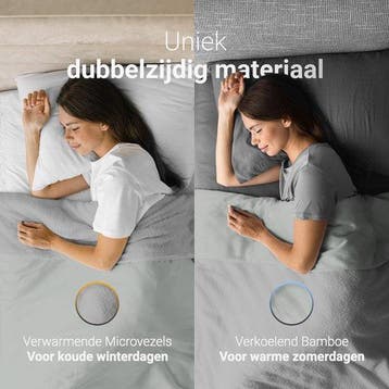 2dekans | CozySense® Verzwaringsdeken 13 kg - 2-persoons -, Ophalen of Verzenden, Zo goed als nieuw, Grijs