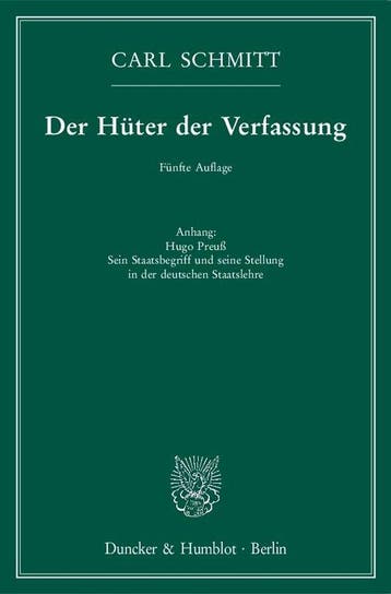 9783428149216 Der Huter der Verfassung Carl Schmitt, Verzenden, Nieuw, Carl Schmitt
