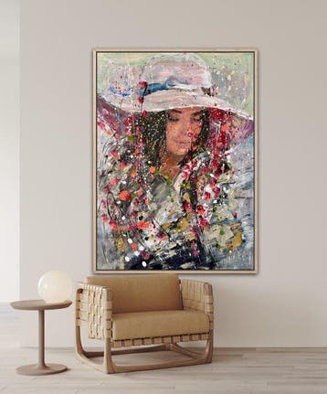 Esty - Among the Flowers, Antiek en Kunst