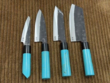 Keukenmes - Cleaver, Bunka, Deba en Petty - Ambachtelijk