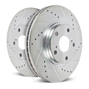 Power Stop 11-20 GMC Sierra 3500 HD Rear Drilled & Slotted, Ophalen of Verzenden, Nieuw
