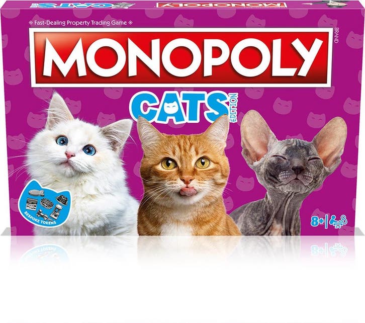 Monopoly cats edition Engelstalig, Kinderen en Baby's, Speelgoed | Overig, Verzenden