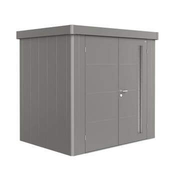 Biohort berging Neo Enkele Deur Kwartsgrijs 180 x 180 x 222, Nieuw