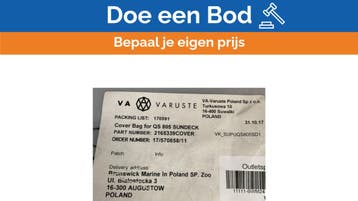 Bieden: Quicksilver Cover Bag for QS805 Sundeck, Ophalen of Verzenden, Nieuw, Zeilboot of Motorboot